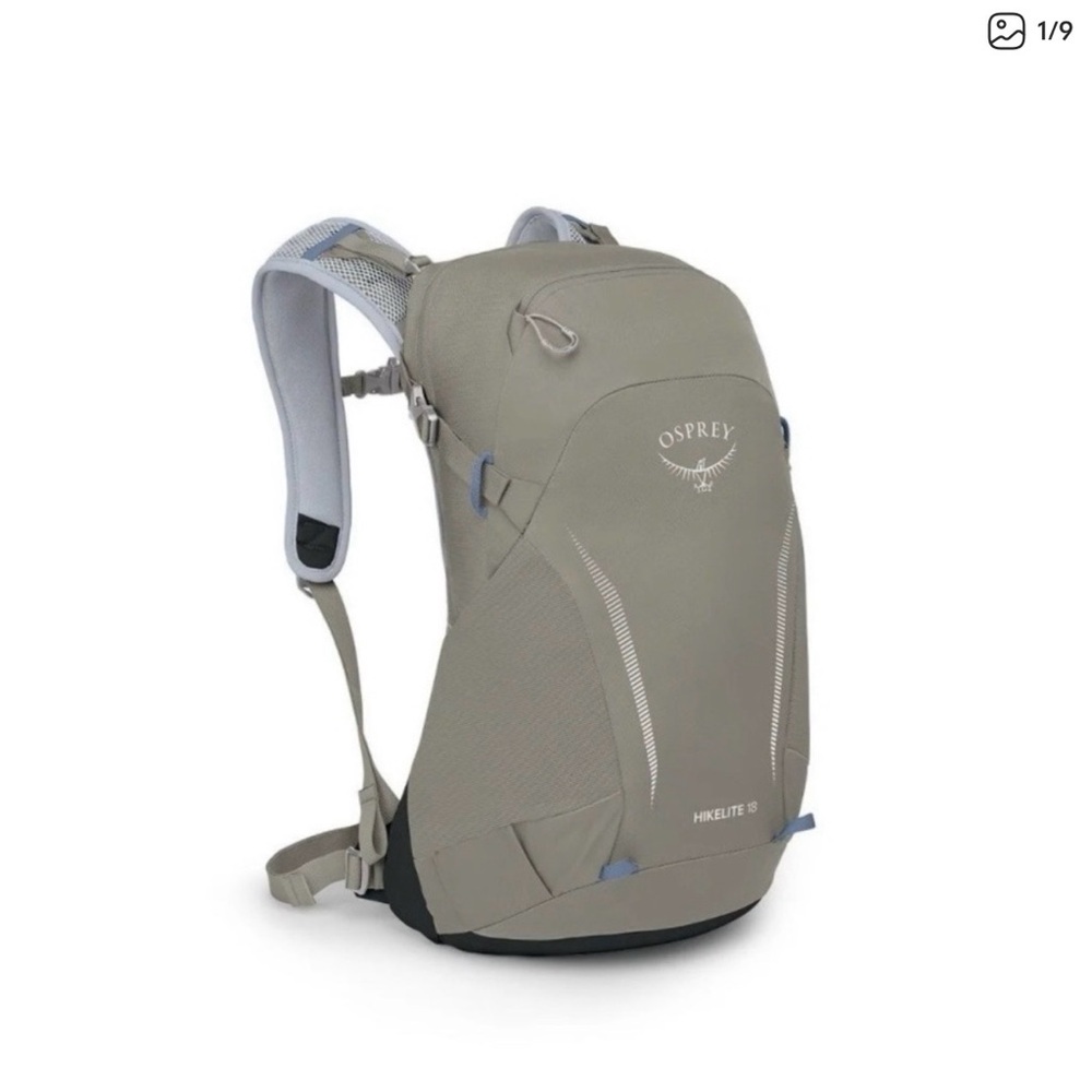 Osprey Tan Concrete Hikelite 18 Backpack